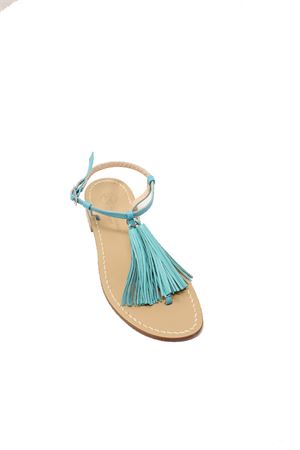Capri sandals with tassels Da Costanzo | NAPPINENEWNTURCHESEBIANCO